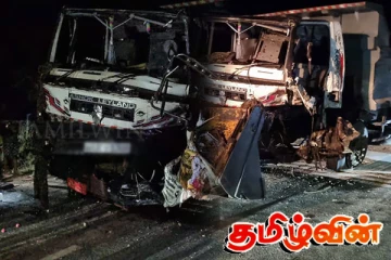 முரசுமோட்டையில் டிப்பரும் உழவு இயந்திரமும் விபத்து: மூவர் படுகாயம்