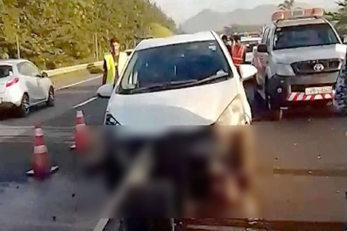 தெற்கு அதிவேக நெடுஞ்சாலையில் வாகன விபத்து: காவல்துறை விசாரணை | Luxury Car Accident On The Southern Expressway