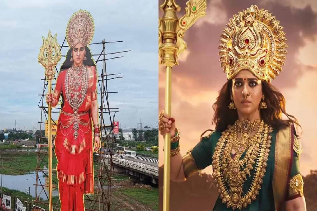 நயன்தாராவுக்கு 60 அடி கட் அவுட்! வியப்பில் ரெஜினா கசாண்ட்ரா போட்ட பதிவு வைரல் | 60 Ft Cutout For Nayanthara Regina Post Viral