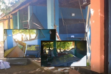 பாடசாலை ஒன்றின் மீது காட்டு யானைகள் தாக்குதல்