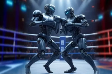 உலகின் முதல் ரோபோ குத்துச்சண்டை போட்டி ; சீனாவில் வினோதம்