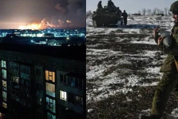 உக்ரைன் மீது போர் தாக்குதலை துவங்கியது ரஷ்யா! குண்டுகள் வெடிக்கும் பயங்கர சத்தம்... வெளியான வீடியோ காட்சிகள்