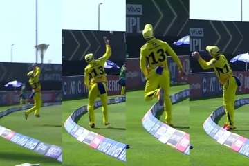 பவுண்டரில் லைனில் வியக்க வைக்கும் கேட்ச் பிடித்து அசத்திய டு பிளசிஸ்... மிரண்டு போன கொல்கத்தா அணி! வைரலாகும் வீடியோ