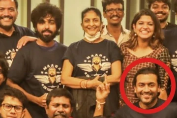 கேக் வெட்டி கொண்டாடிய சூரரை போற்று படக்குழு ! இயக்குநர் வெளியிட்ட புகைப்படங்கள்