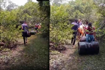 கந்தளாய் குளத்து காட்டுப்பகுதியில் பாரிய சுற்றிவளைப்பு