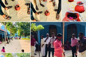 துன்னாலை சதாசகாய மாதா ஆலயத்தில் சூரியப்பொங்கல்