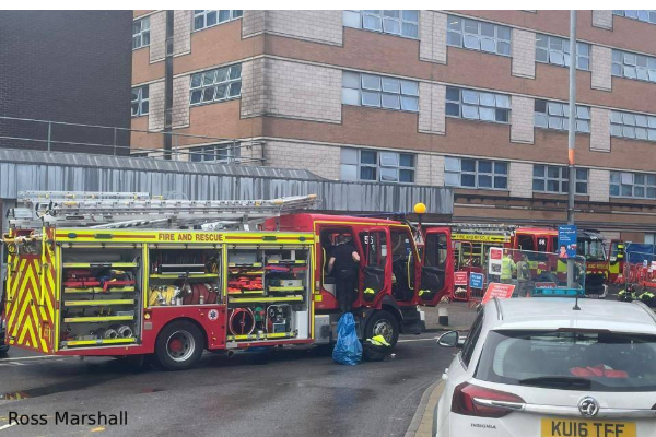 southampton hospital fire major incident declared