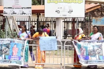 சர்வதேச நியமங்களுக்கு அமைய மனித புதைகுழி அகழப்பட வேண்டும் - முல்லைத்தீவில் போராட்டம்