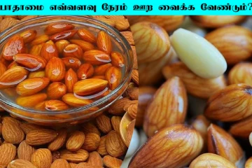 பாதாமை எவ்வளவு நேரம் நீரில் ஊற வைக்க வேண்டும்? இனி இந்த தவறை செய்யாதீங்க