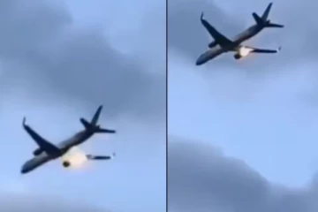 நடுவானில் தீப்பற்றிய விமானம் ; நூலிழையில் உயிர் தப்பிய 273 பயணிகள்