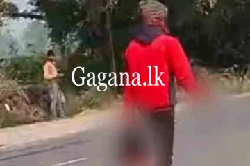 28 හැවිරිදි බිරිඳගේ හිස රැගෙන පොලීසියට ගිහින්. - (VIDEO)