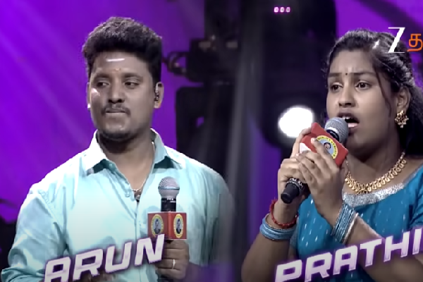 சரிகமப (5) - இல் அசல் பாடல் போல பாடி அசத்திய போட்டியாளர்கள் : மெய்சிலிர்த்த நடுவர்கள் | Saregamapa Seniors Season 5 Arun Prathipa Promo