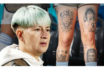 மெஸ்ஸிக்கு விசுவாசம் காட்டவேண்டாமா? ரொனால்டோ டாட்டூ குத்திய அர்ஜென்டினா வீராங்கனை மீது விமர்சனம்