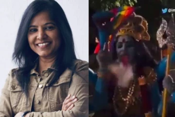 கையில் சிகரெட்டுடன் மகா காளி! சர்ச்சையை ஏற்படுத்திய இயக்குனர் லீனா மணிமேகலை