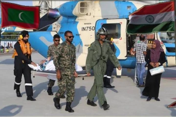 மாலைதீவிலிருந்து வெளியேற்றப்பட்ட இந்தியப் படைவீரர்கள்
