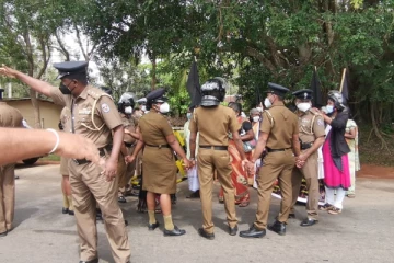 இலங்கை ஜனாதிபதியின் வருகைக்கு எதிராக போராட்டம்