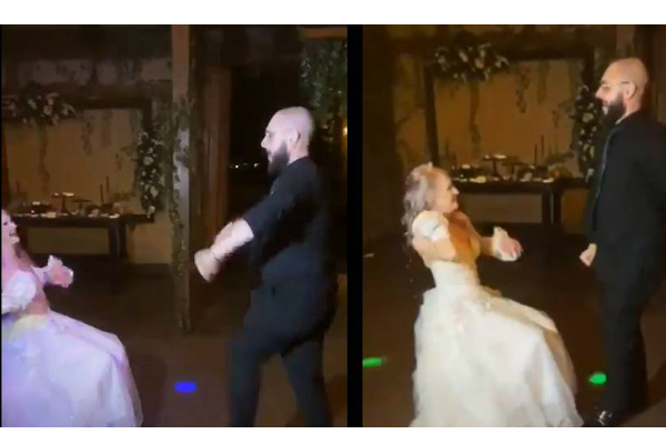 கல்யாணத்தில் ஆவேசமாக நடனமாடிய மணமகன் - அடுத்து நடந்த விபரீதம் - வைரலாகும் வீடியோ - தமிழ்நாடு