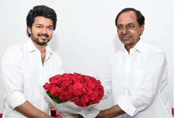 தமிழ்நாடு, புதுச்சேரியை தொடர்ந்து தெலங்கானா முதல்வரை சந்தித்த நடிகர் விஜய் - பின்னணி என்ன?