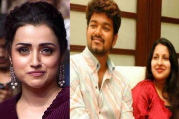 விஜய்-சங்கீதா விவாகரத்து சர்ச்சை - வைரலாகும் த்ரிஷாடன் முதல் லிப்லாக்!