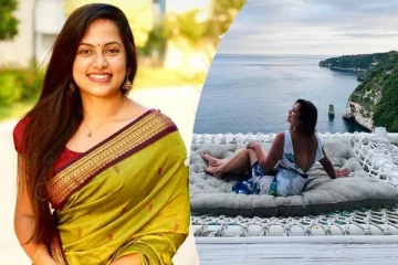 பீச்சில் காத்து வாங்கியபடி போஸ்!! அடக்கவுடக்கமாக இருக்கும் எதிர்நீச்சல் சீரியல் நடிகை மதுமிதா