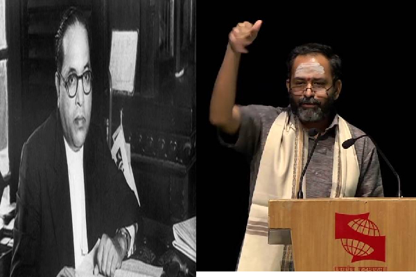 அம்பேத்கர், சமஸ்கிருதத மொழிக்கு ஆதரவு அளித்தார் : ஆளுநர் மாளிகையில் நீதிபதி பேச்சு | Ambedkar Supported That The National Language