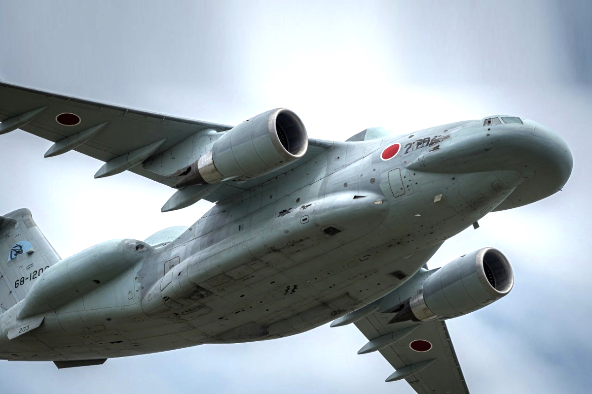 Japans Kawasaki EC-2 Jet, Aircraft Japans Kawasaki EC-2 Jet, Aircraft