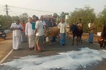 நாளை முதல் தமிழகத்தில் பால் தட்டுப்பாடு : அதிர்ச்சியில் பொதுமக்கள்