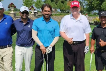 டொனல்ட் ட்ரம்ப் - டோனி இடையே கொல்ப் போட்டி