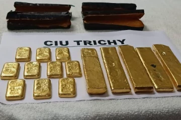 இலங்கையில் இருந்து கடத்தப்பட்ட தங்கம் இந்தியாவில் பறிமுதல்