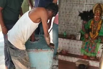 திருட சென்ற இடத்தில் உண்டியலில் மாட்டிய கை - இரவு முழுவதும் திருடன் கண்ணீருடன் தவிப்பு!