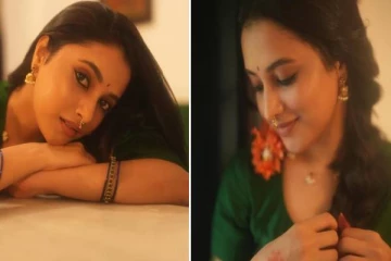 சேலையில் ரசிகர்களை ஈர்க்கும் பிரியங்கா மோகன்... எகிறும் லைக்குகள்