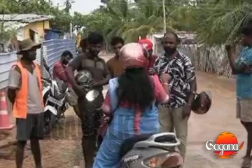 යාපනයේ උණුසුම් තත්ත්වයක් මාලිමාවේ නියෝජිතයෙකුට විරෝධයක්