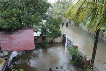 கன மழை காரணமாக வெள்ளக்காடான மட்டக்களப்பு