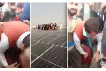 பாகிஸ்தானில் கொல்லப்பட்ட இலங்கையரை காப்பாற்ற முயன்ற நபர்! வெளியான புதிய காட்சி (Warning Video)