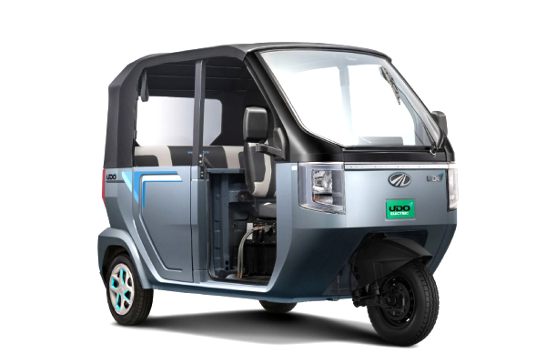 Mahindra UDO electric auto rickshaw, Mahindra UDO price Rs.3.59 lakh, Mahindra electric three-wheeler launch, UDO EV auto rickshaw specifications, Mahindra UDO range 200 km, Mahindra UDO features and warranty, Mahindra UDO electric auto India 2026, Mahindra last mile mobility UDO, Mahindra UDO booking and availability, Mahindra UDO vs Piaggio Ape EV
