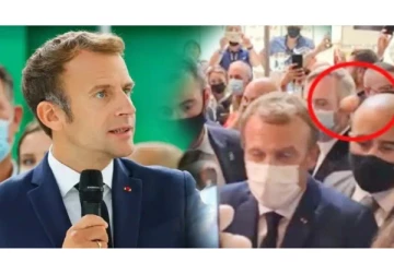 பிரெஞ்சு அதிபர் இம்மானுவேல் மேக்ரோன் மீது முட்டை வீச்சு - பரபரப்பு சம்பவம்