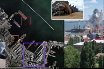 தாக்கப்பட்ட உக்ரைன் துறைமுகம்...தானிய ஏற்றுமதிக்கு மீண்டும் உறுதி அளிக்கும் ரஷ்யா: தாக்குதல் காட்சிகள்!