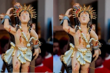 திருட்டுபோன அதிசய சிலை கைவிடப்பட்ட நிலையில் மீட்பு