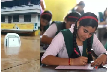 வெள்ளத்தில் தத்தளிக்கும் கேரளா - பிளஸ் 1 பொதுத்தேர்வு ஒத்திவைப்பு