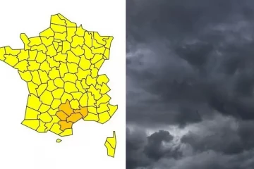பிரான்சின் சில பகுதிகளுக்கு விடுக்கப்பட்டுள்ள ஆரஞ்சு எச்சரிக்கை