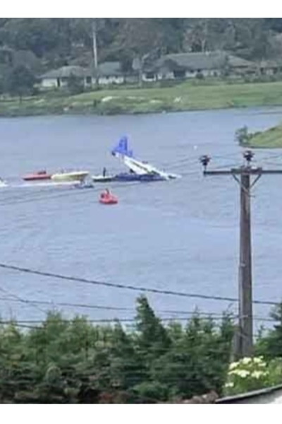 බිහිසුණු අනතුරක් - ග්‍රෙගරි වැවට ප්ලේන් එකක් කඩන් වැටිලා  | Seaplane Crashes Into Gregory Lake Nuwara Eliya