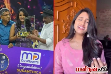 ட்ரெண்டிங் பாடலை பாடி அசத்திய சரிகமப புகழ் சுசாந்திகா! குவியும் லைக்குகள்