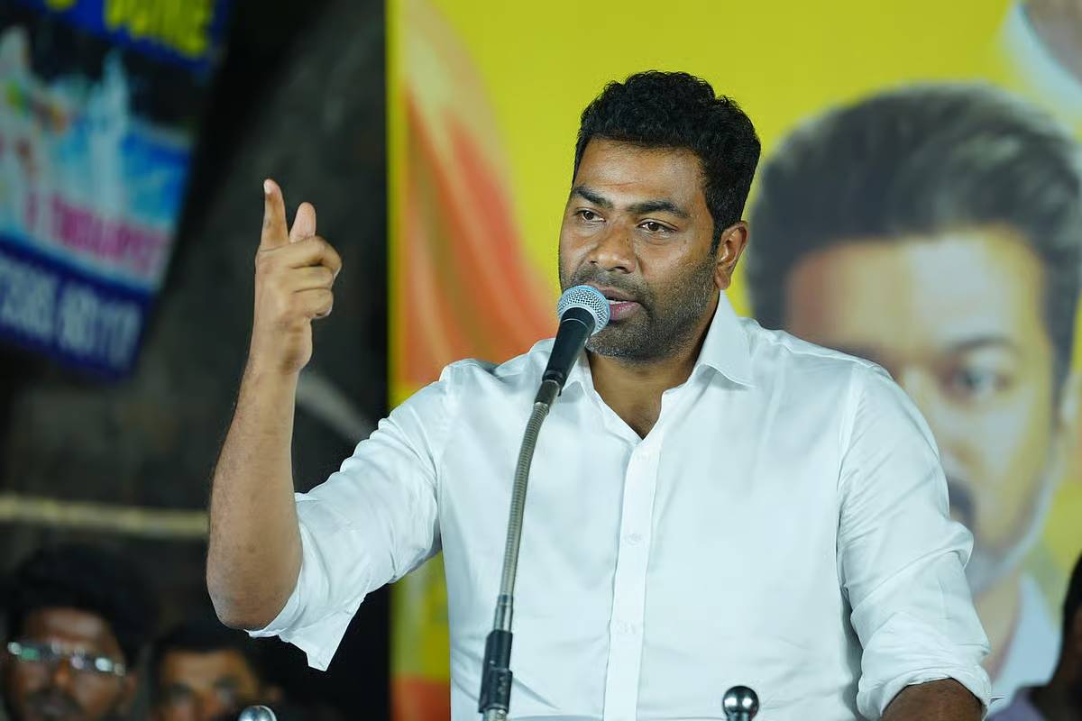 10 தொகுதிகளில் கூட திமுக வென்றிருக்காது - ஆதவ் அர்ஜுனா சர்ச்சை பேச்சு | Aadhav Said Dmk Would Not Have Won Even 10 Seats 10 தொகுதிகளில் கூட திமுக வென்றிருக்காது - ஆதவ் அர்ஜுனா சர்ச்சை பேச்சு | Aadhav Said Dmk Would Not Have Won Even 10 Seats