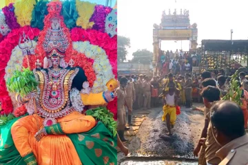 மேல்மலையனூர் அங்காளம்மன் கோவிலில் தீமிதி திருவிழா