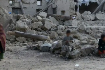 ප්‍රභල භූ කම්පනයක් - අට දෙනෙකු ජිවිතක්ෂයට..(විදෙස්)