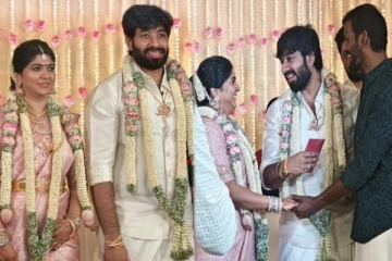 நடிகர் பிரபுவின் மகளை கரம்பிடித்த 'விஷால்' பட இயக்குநர் - திரை பிரபலங்கள் வாழ்த்து!