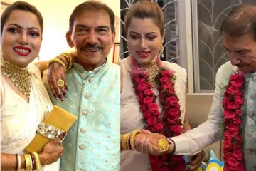 தன்னை விட 28 வயது குறைவான அழகிய பெண்ணை மணந்த 66 வயது இந்திய பிரபலம்! எடுத்த அதிரடி முடிவு