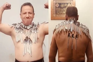 இப்படியும் உலக சாதனை செய்யலாமா? இணையத்தில் வைரலாகும் காணொளி!