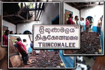 தமிழர் பகுதியில் எரிந்து சாம்பலான வீடு