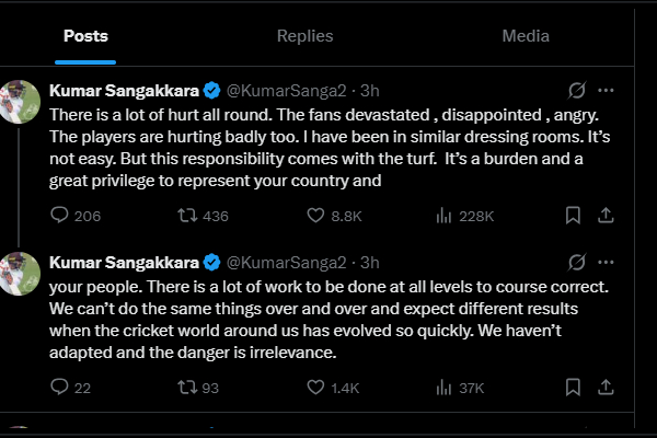 இலங்கை கிரிக்கெட்டின் தற்போதைய நிலை குறித்து எச்சரித்துள்ள சங்கக்கார | New Zealand Vs Sri Lanka Sanga S Request